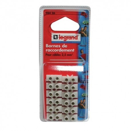 Barrette rac. 6mm nylbloc blc sc 98426