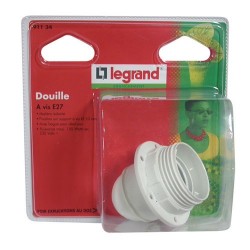 Douille e27+bague plast. s/c 91134