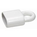 Fiche f 2p 6a plast.blanc vr.50166