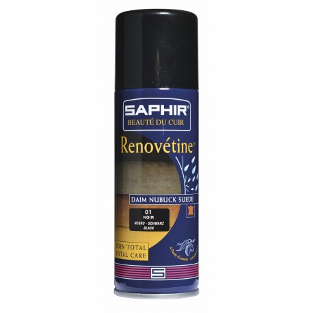 RENOVATINE AVEL SAPHIR DAIM NUBUCK NOIR AEROSOL 200ML 